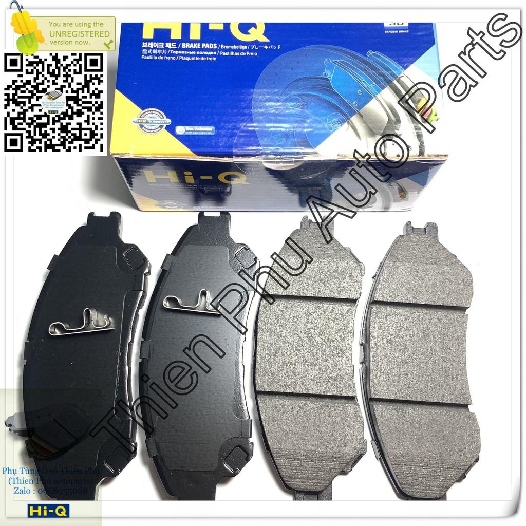 Má phanh chính hãng Hi-Q cho Xpander + Vitara + Livina 2019- . Bố thắng trước Brake Pad OEM 5581061M00 5581061M01 558106