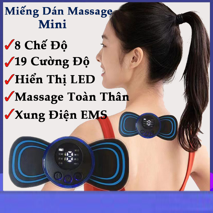 Máy massage cổ vai gáy loại tốt của Nhật, Máy mát xa xung điện cao cấp chuyên mat xa co vai gay có 5 đầu matxa rung, chườm nóng hồng ngoại, ôm sát cổ, mát xa an toàn, hiệu quả