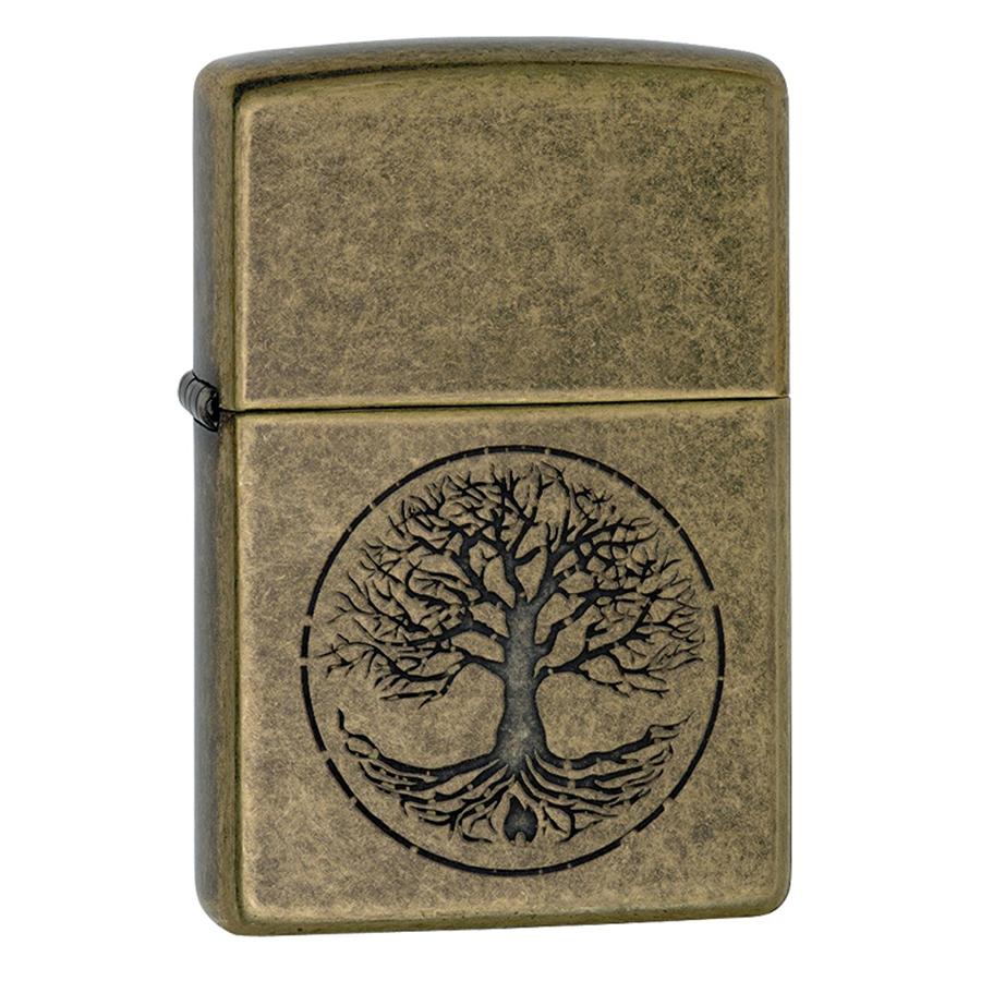 Bật Lửa Zippo 29149 - Bật Lửa Zippo Tree Of Life Antique Brass