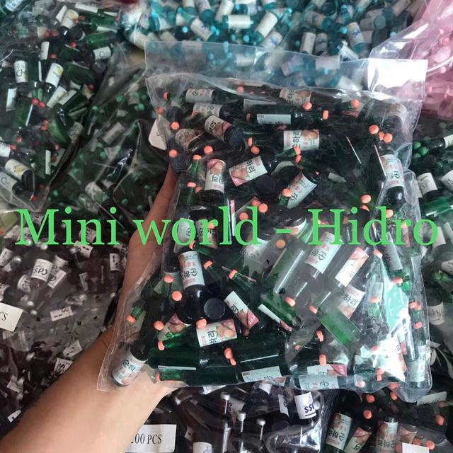 Combo Mô hình chai rượu trái cây hàn quốc mini trang trí nhà búp bê