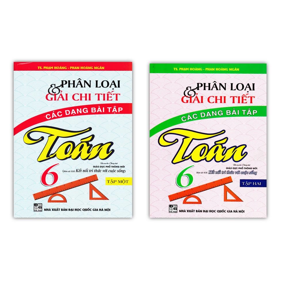 Sách - Combo 2 cuốn Phân Loại Và Giải Chi Tiết Các Dạng Bài Tập Toán Lớp 6