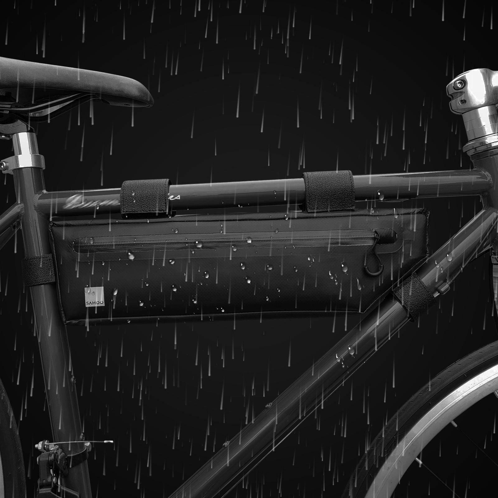 Túi dài khung trước xe đạp MTB dung tích lớn không thấm nước