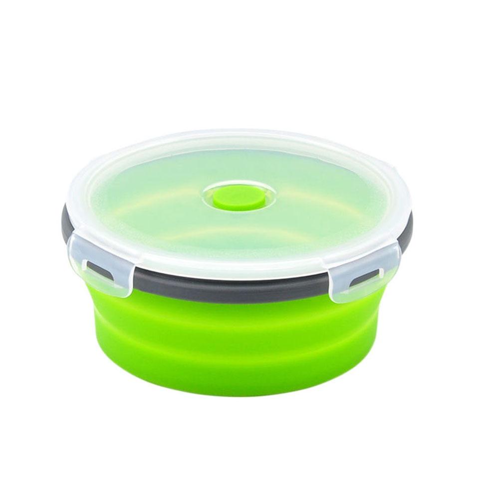 Hộp đựng thực phẩm bằng silicone có thể gấp gọn tiện dụng