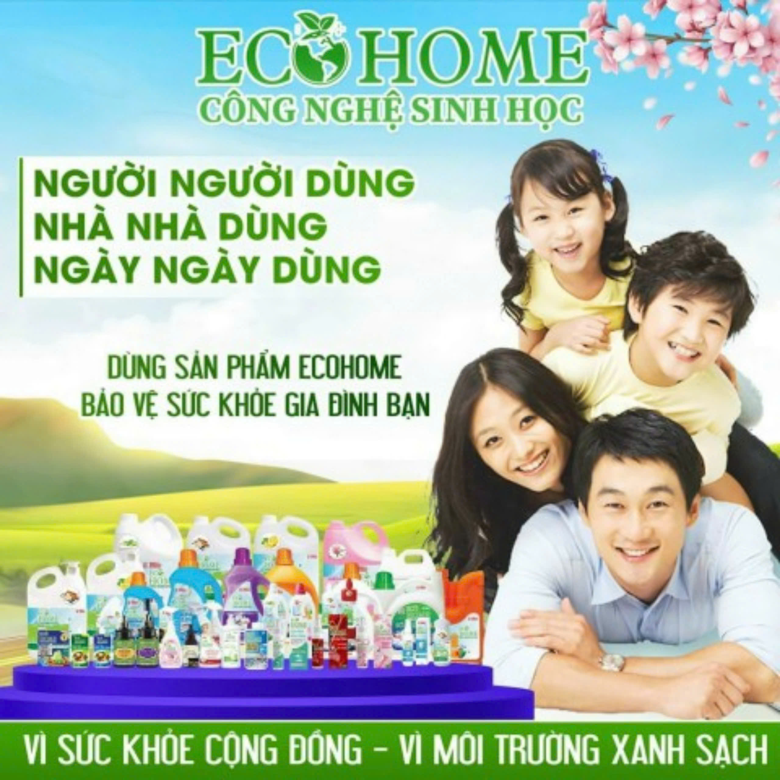 (Tặng nước rửa tay) Combo Cặp Dầu Gội Xả Chanh Sả Bồ Kết ECOHOME Kim Ngân Công Nghệ Sinh Học 500ml