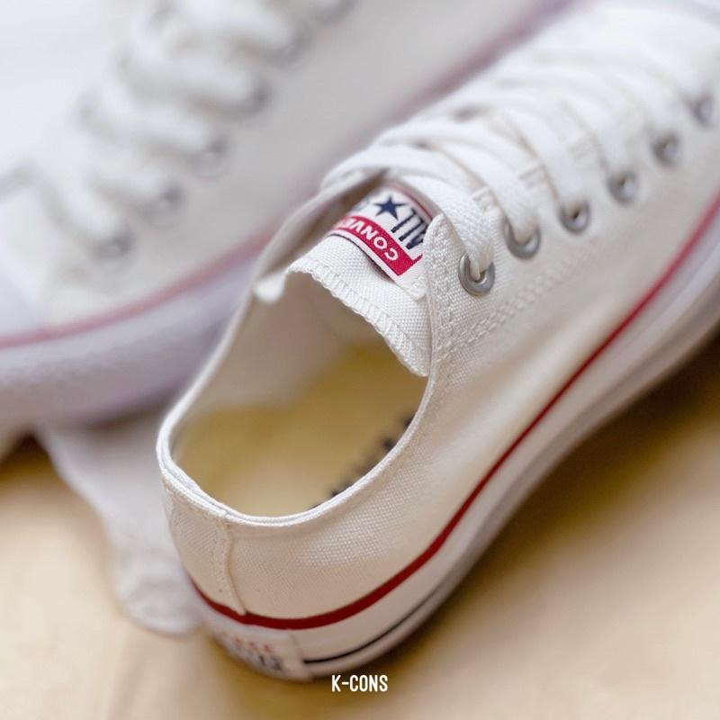 Chuck Taylor Converse Classic White | Giày Converse Trắng Viền Đỏ M7652C