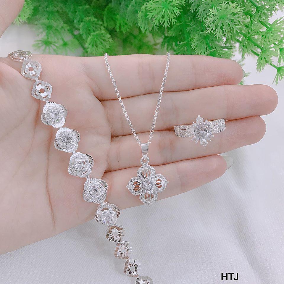 BỘ TRANG SỨC BẠC TA CAO CẤP MÃ BTS0039526 -