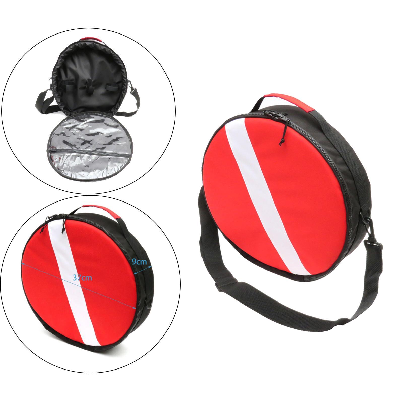Round Scuba Diving Regulator Protective Bag Padded Snorkeling Dive Bag