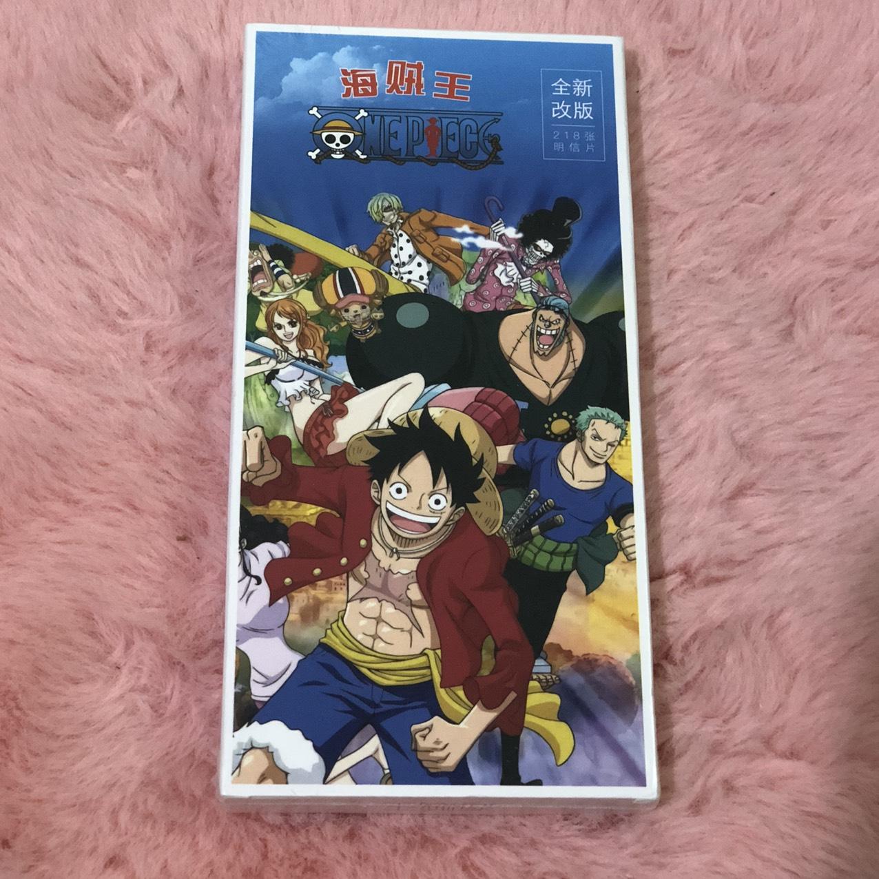 Hộp ảnh Postcard anime One Piece Đảo hải tặc ver new tặng ảnh VCone