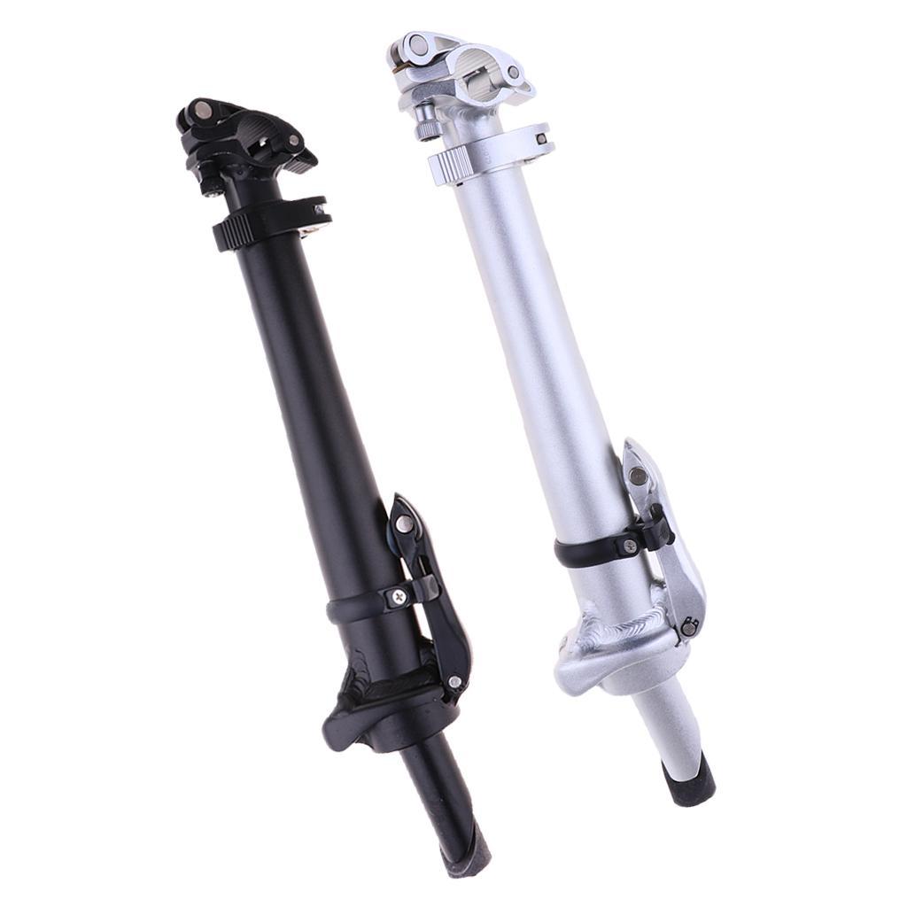 Folding Bike Handlebar Stem Bike Quill Stem Riser Black