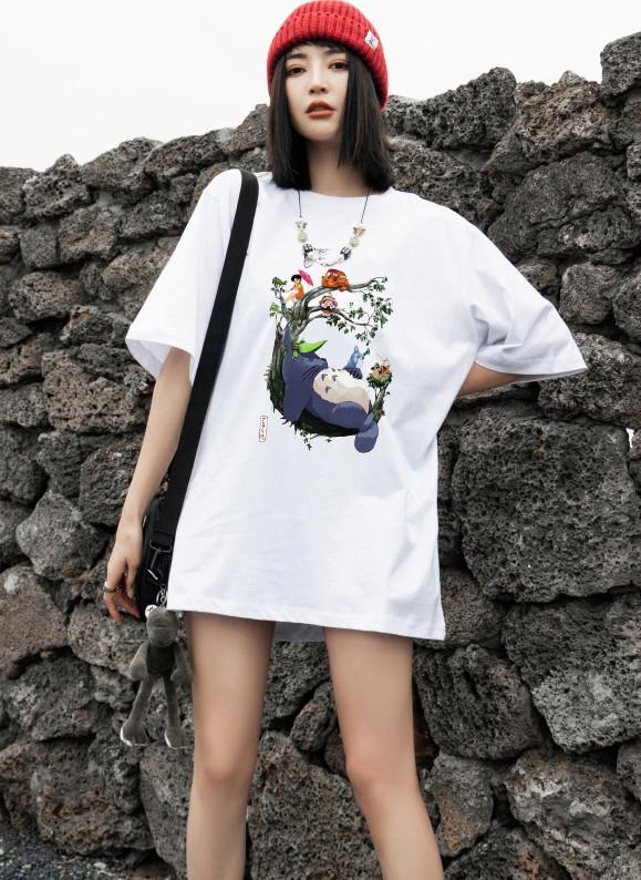 Áo thun Totoro hoạt hình vui nhộn áo Unisex