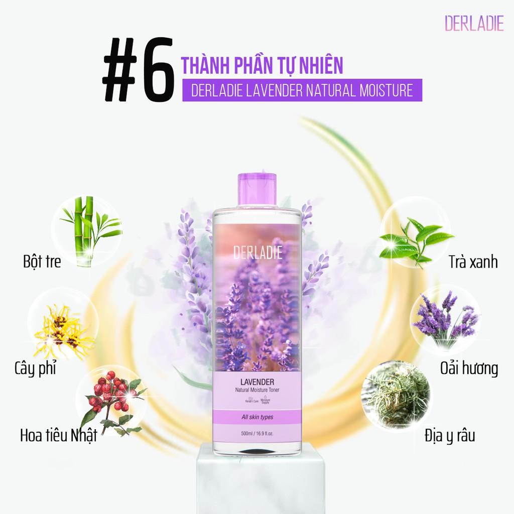 Nước Cân Bằng Da, Kiềm Dầu Derladie Lavender Natural Moisture Toner 500ml