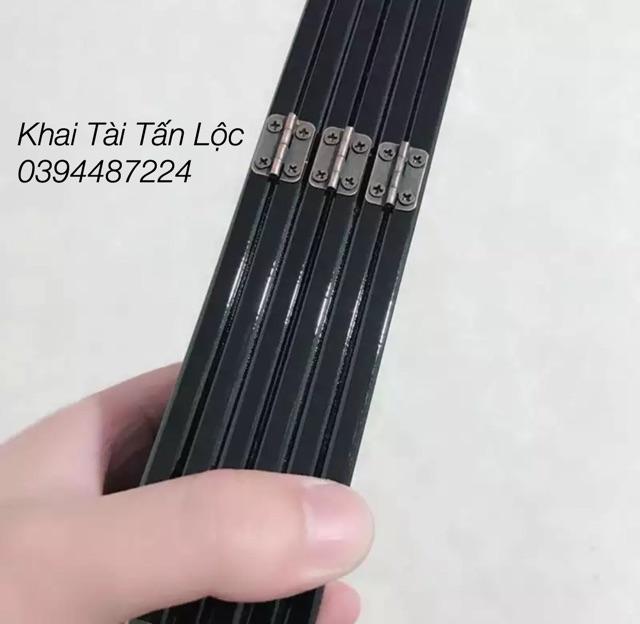 Bình phong mini hoa sen bằng sơn mài 6 cánh trang trí bàn trà tphcm