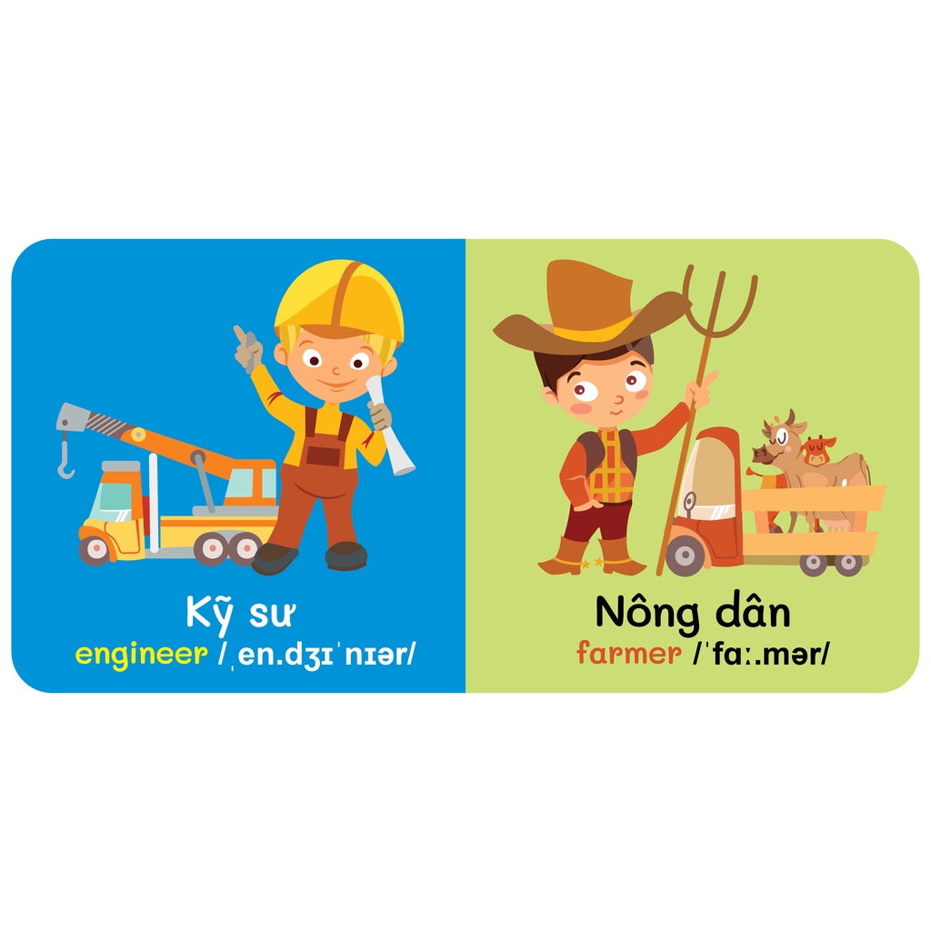 Sách - combo 9 Quyển Từ Điển Bằng Hình Đầu Tiên Của Bé Từ 0-6 tuổi - Song Ngữ Anh- Việt