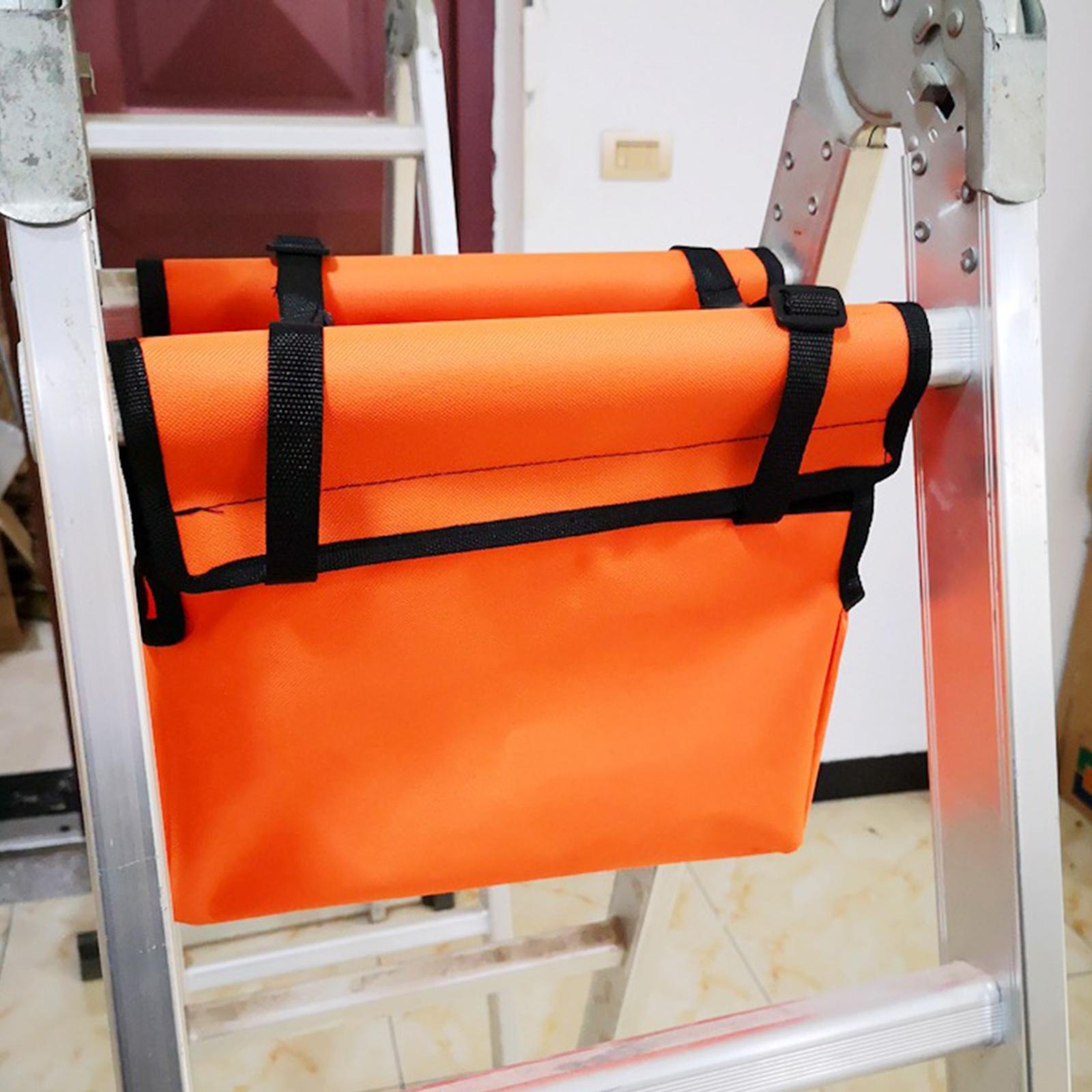 Folding Ladder Tool Bag Hanging Bag Portable Utility Pouch for Repairing