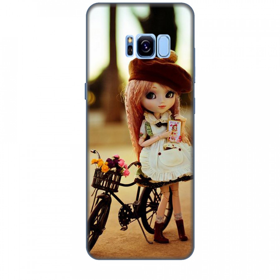 Ốp lưng dành cho điện thoại  SAMSUNG GALAXY S8 Baby anh Bicycle Mẫu 1