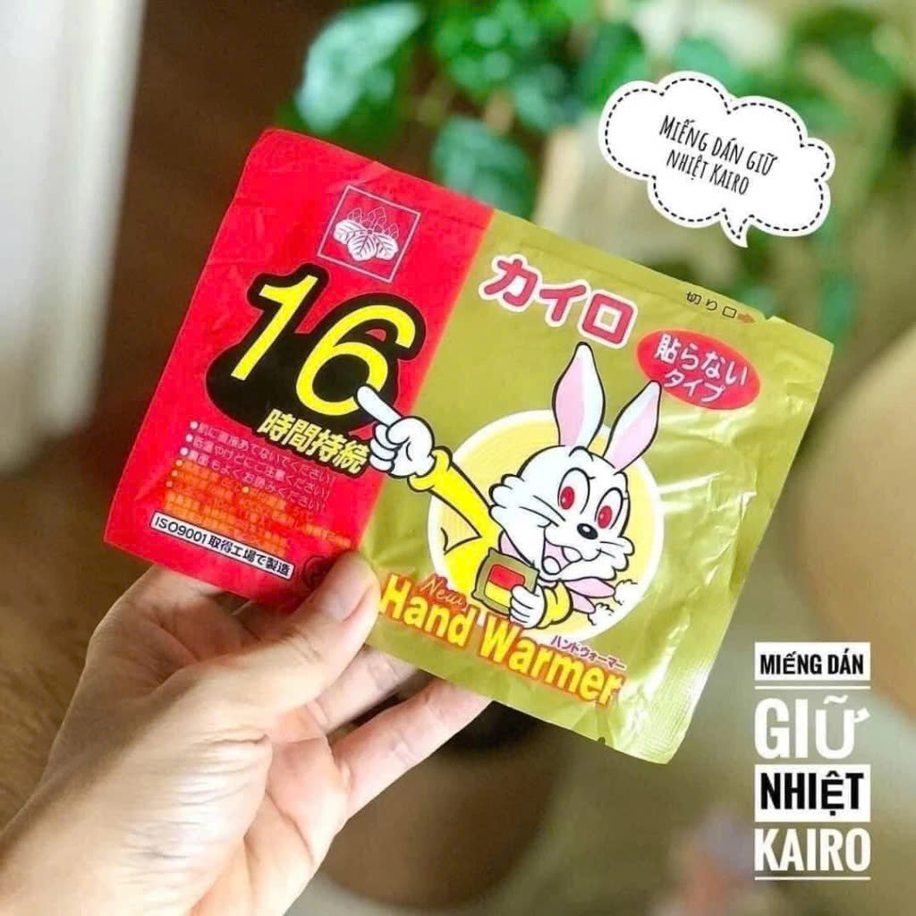 COMBO 4 Miếng Dán Giữ Nhiệt Nhật Bản - Giữ Ấm Cơ Thể Đến 16h Miếng Sưởi Quạt Sưởi - Hàng Nhập Khẩu