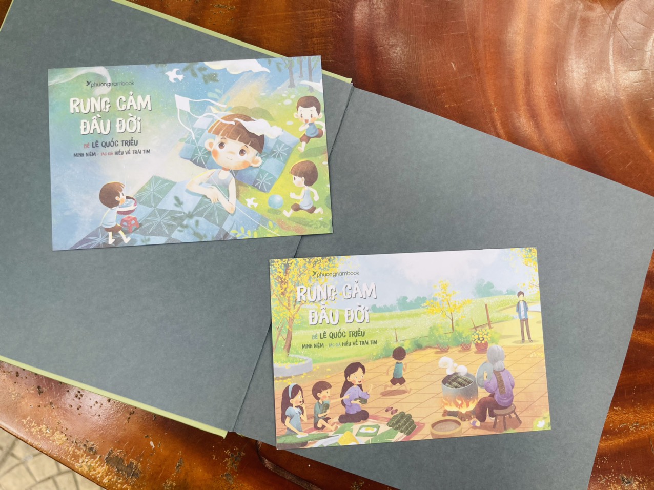 RUNG CẢM ĐẦU ĐỜI - MINH NIỆM - bìa mềm in màu -