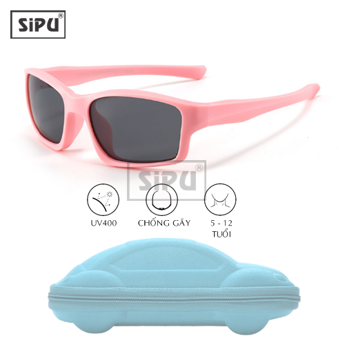 Mắt Kính Trẻ Em SiPU Chính Hãng MK06 Chống UV400 + Chống gãy - Bé Trai Bé Gái