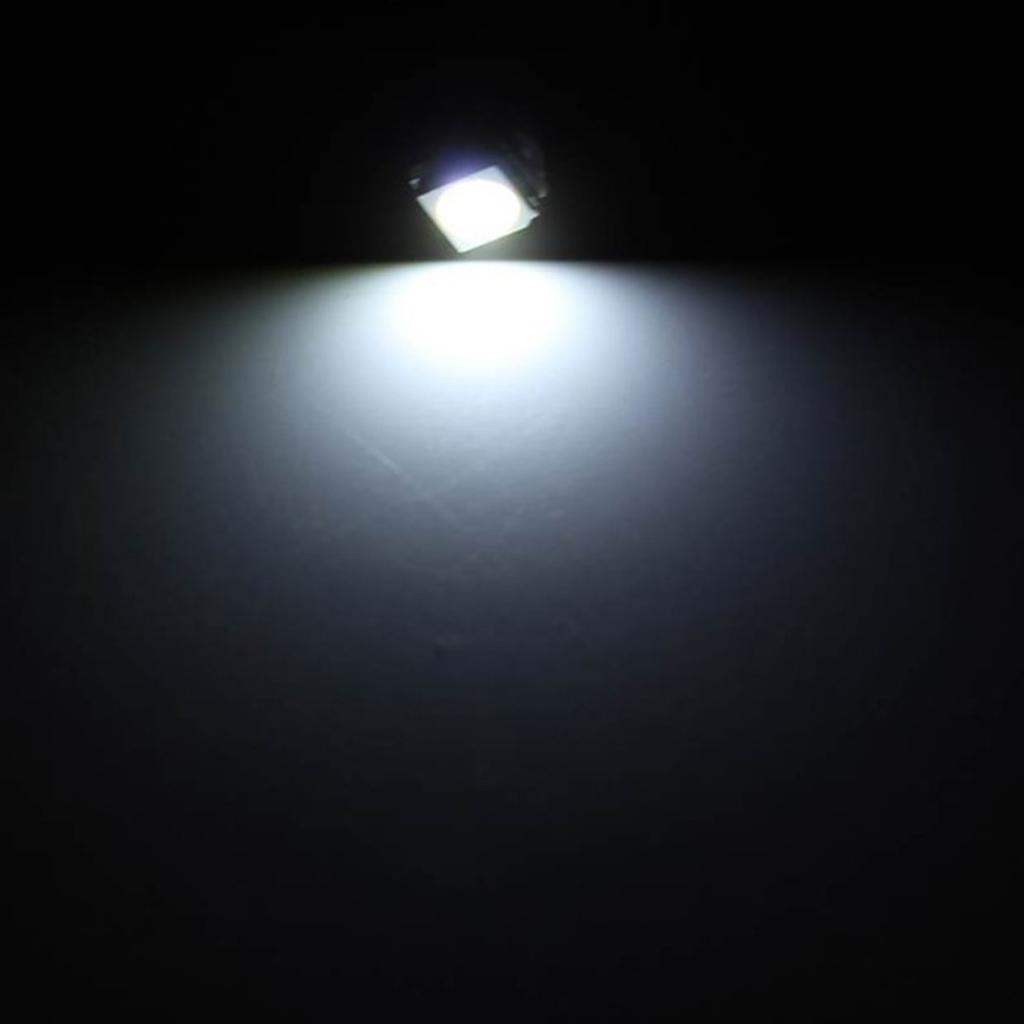 2-7pack 10pcs White Car T5 5050 Meter Lamp Map/Wedge/Step Light Bulbs LED