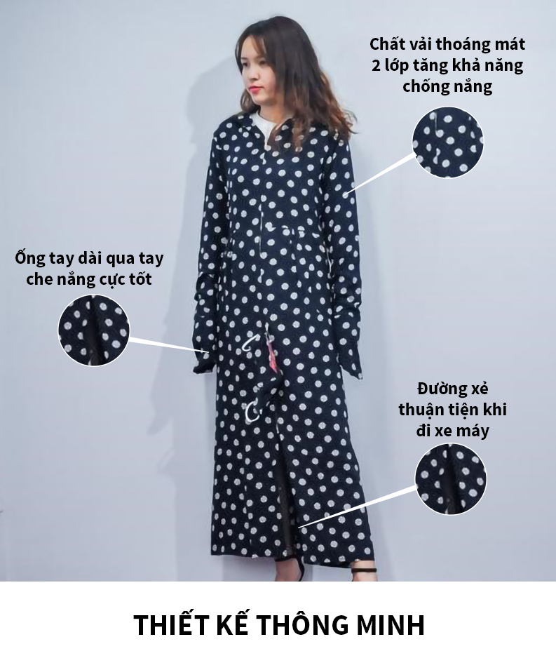 Áo chống nắng toàn thân chất liệu lanh cho nữ kèm khẩu trang cùng loại tặng dây cuốn cáp sạc