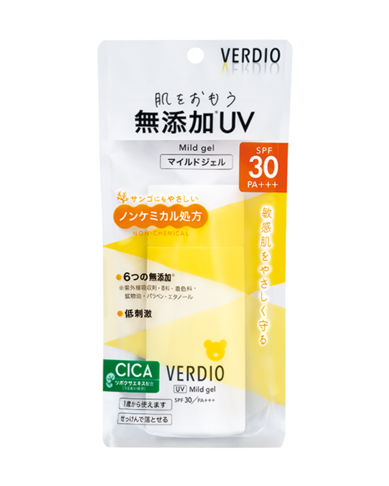Gel Chống Nắng Dịu Nhẹ Cho Da Nhạy Cảm Và Cho Trẻ Em Omi Verdio SPF30 PA+++ (80g/tuýp)