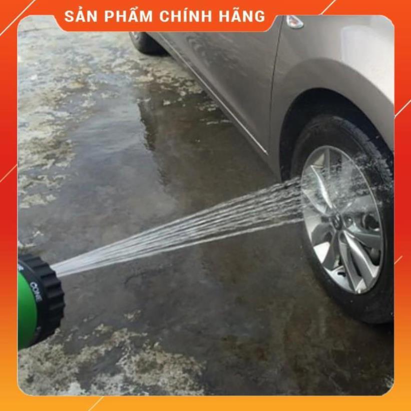 Vòi xịt rửa xe,Vòi phun nước tưới cây tăng áp thông minh 8 chế độ 815621