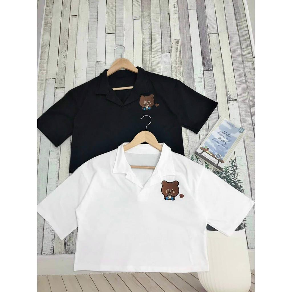 ÁO THUN CROPTOP CÓ CỔ CAO CẤP SHOP PHƯƠNG CHÂU