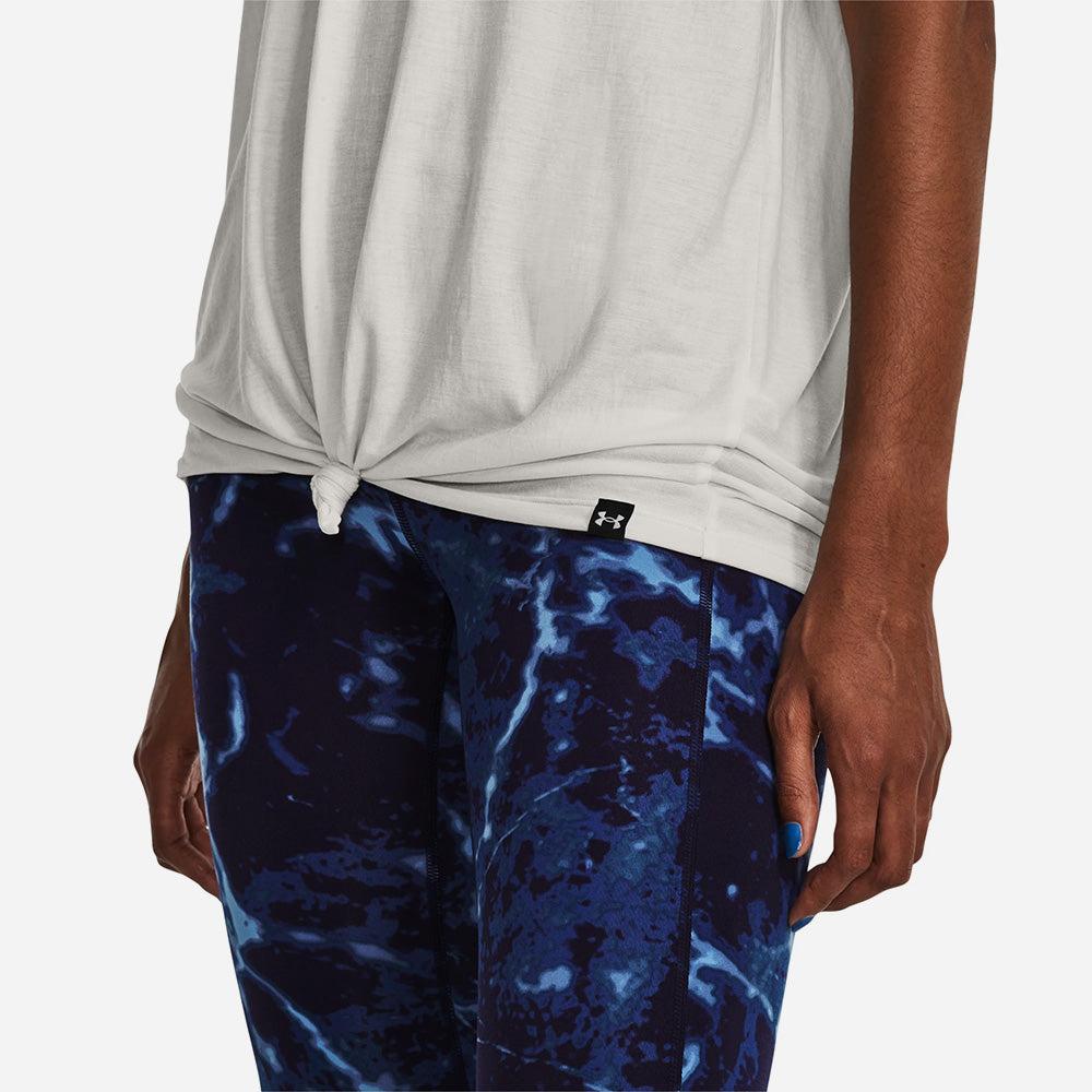 Áo thun thể thao nữ Under Armour Project Rock Completer Deep V T - 1380234-114