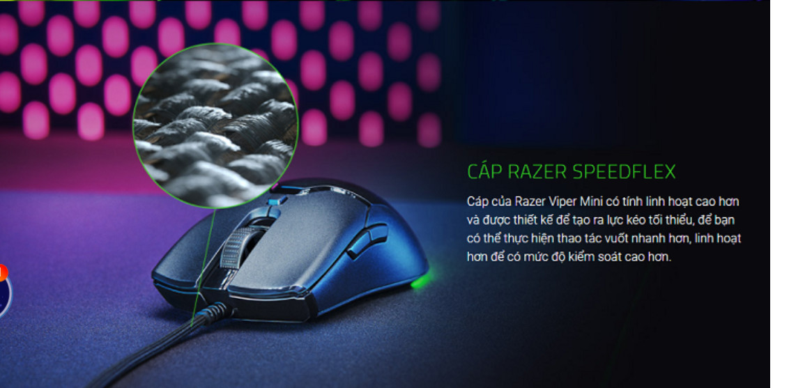 Chuột Razer Viper Mini-Wired_RZ01-03250100-R3M1- HÀNG CHÍN HÃNG