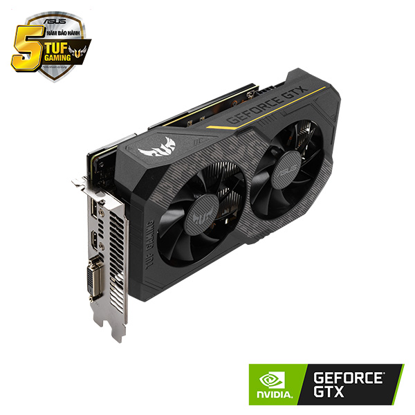 Card màn hình ASUS GeForce GTX 1660 Supper OC 6GB D6 (TUF GTX1660S O6G GAMING) - Hàng chính hãng Viết Sơn phân phối