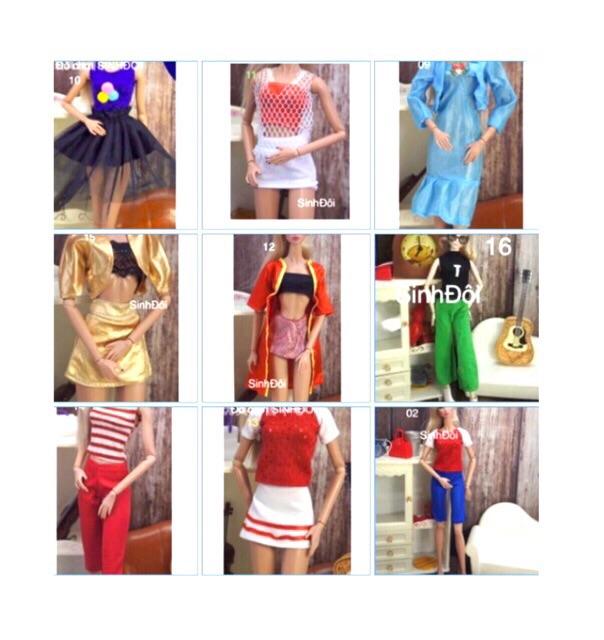 Quần áo búp bê 02