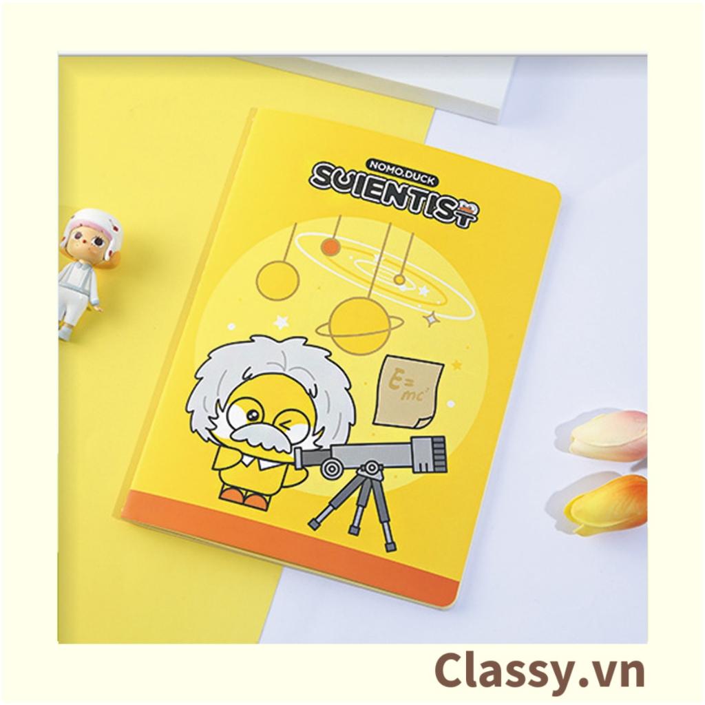 Kẹp giấy A4 Classy cute ngộ nghĩnh NoMo Duck Space Travel Vịt Vàng Lưu Trữ Hồ Sơ PK972