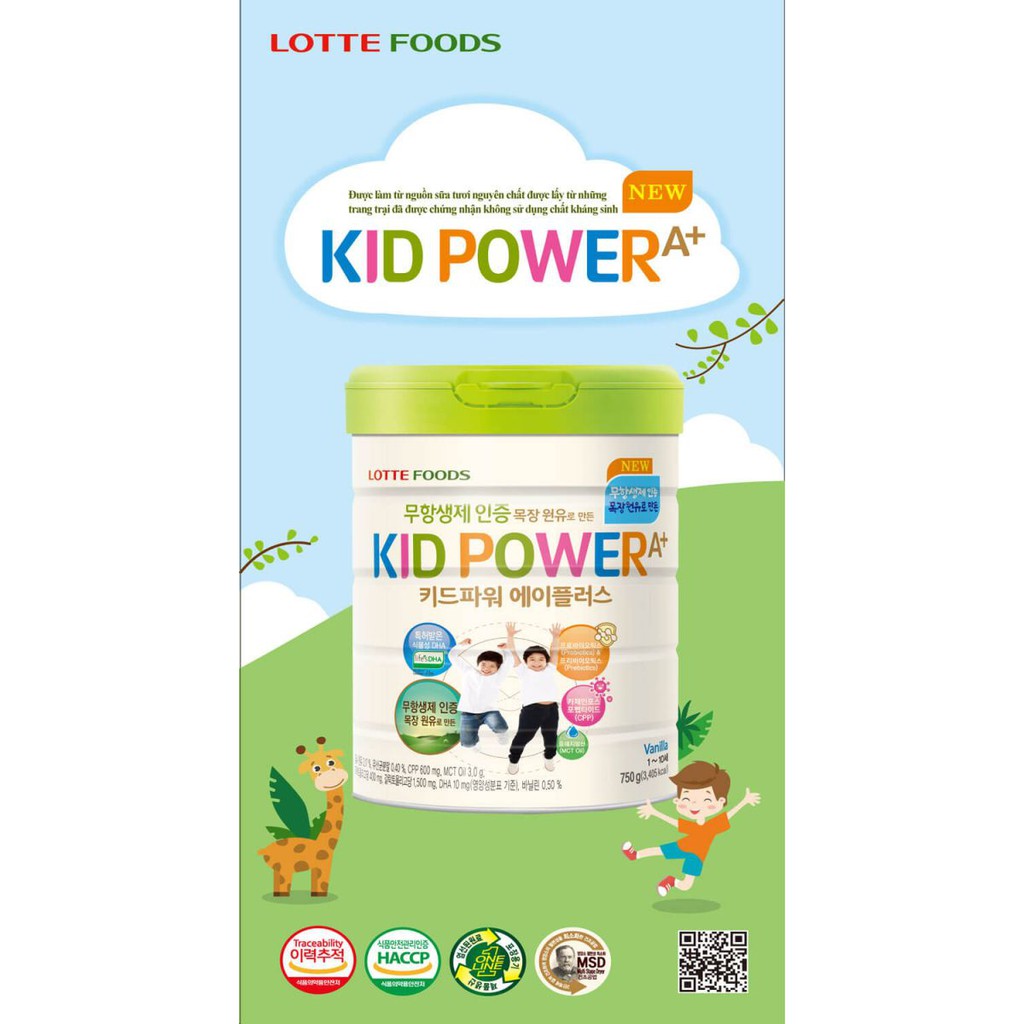 Sữa Bột Tăng Chiều Cao Kid Power A+