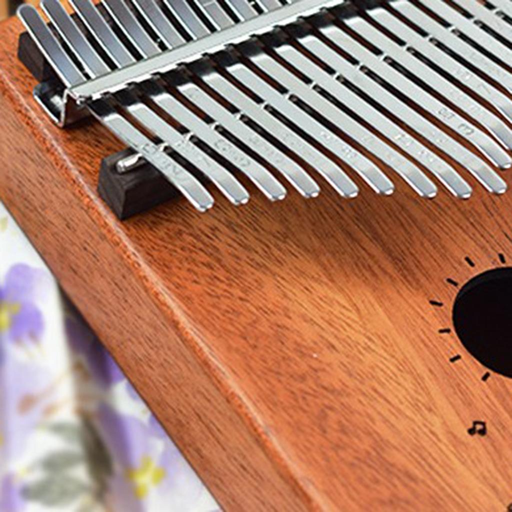 Wooden 17 Keys Kalimba Thumb Piano Musical Instrument Accessory for Piano Lovers