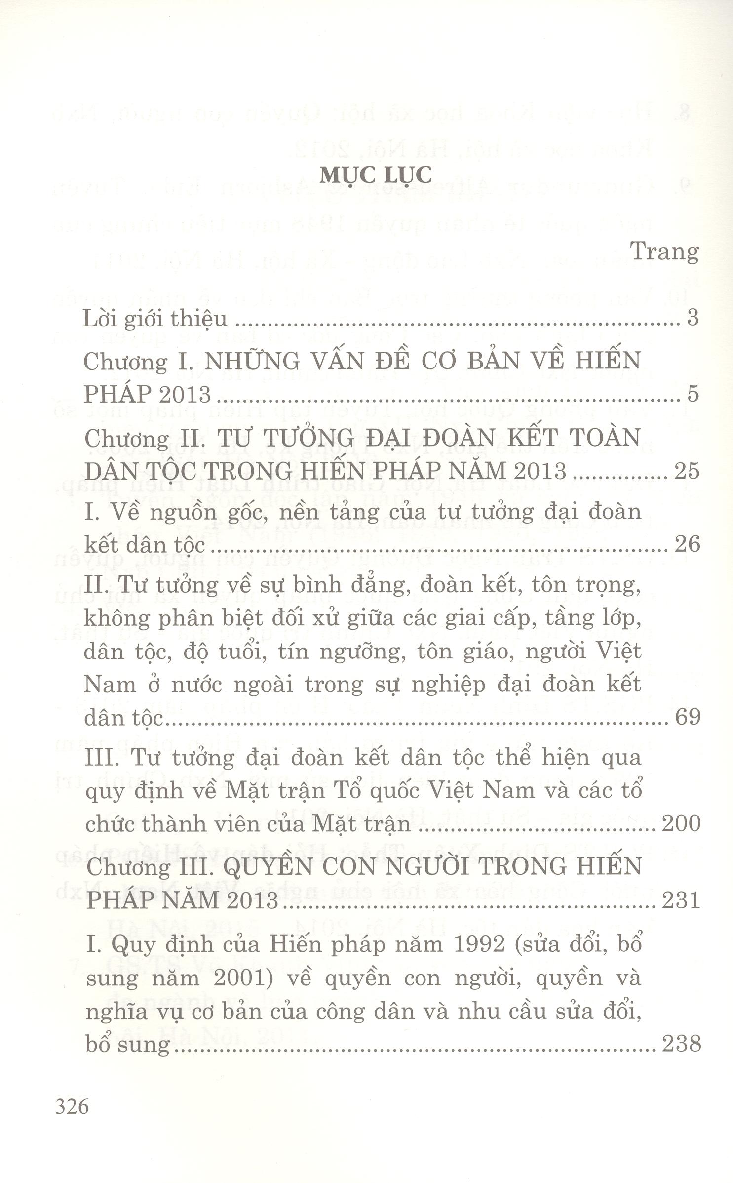 Tư Tưởng Đại Đoàn Kết Dân Tộc Và Vấn Đề Quyền Con Người Trong Hiến Pháp Năm 2013