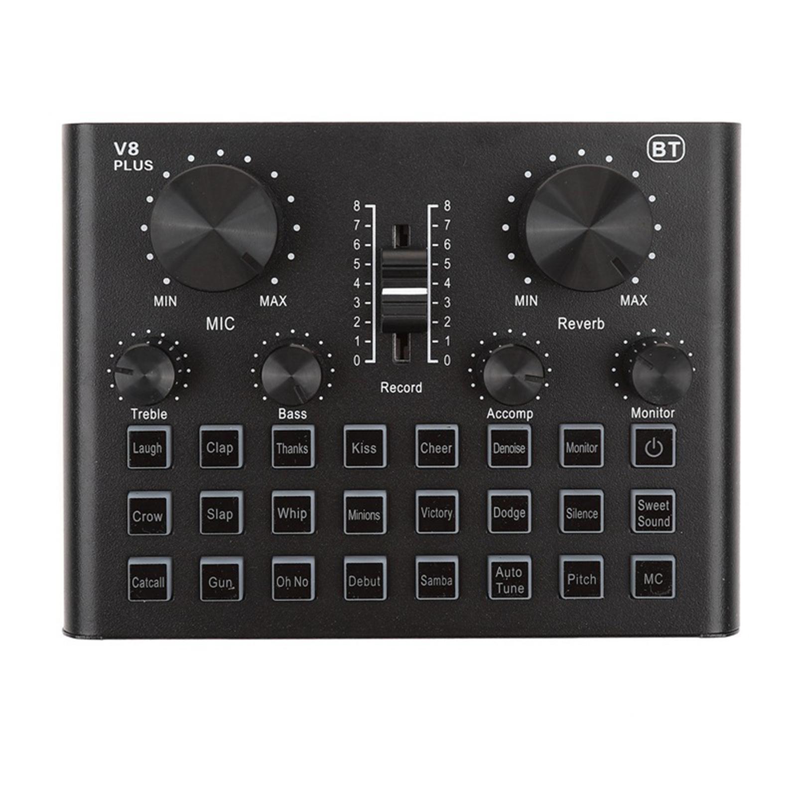Audio Mixer ST TL Multiple Sound Effect Live for Chat Living Broadcasting