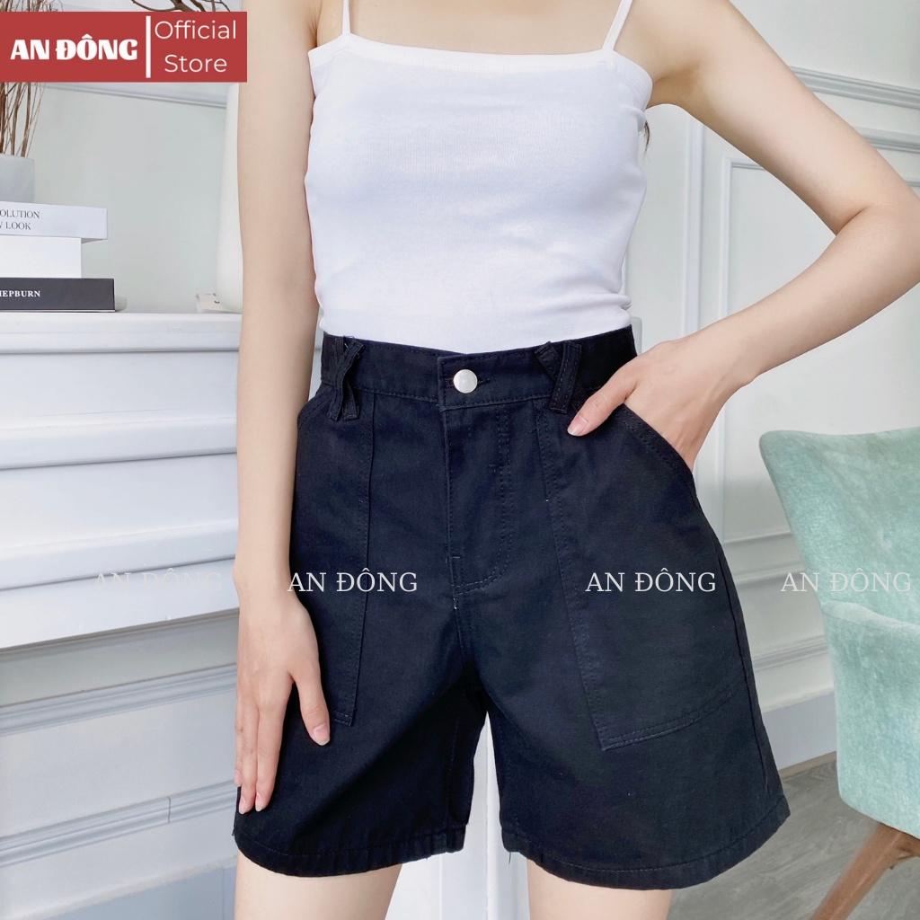 Quần Short Nữ Chất Vải Kaki Cao Cấp, Quần Sooc Đùi Nữ Cạp Cao Ulzzang Thời Trang (KKDC)