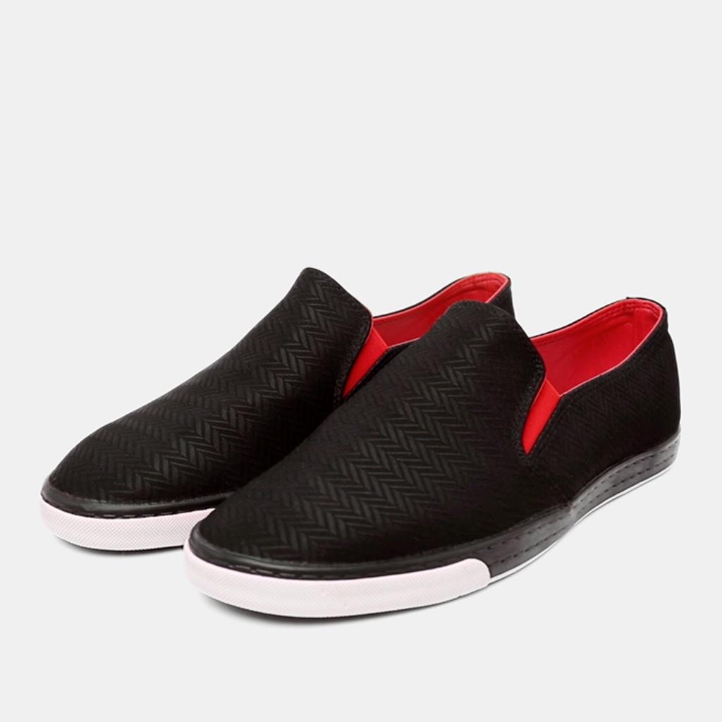 Giày lười nam - Slip on nam vải - Mã S258