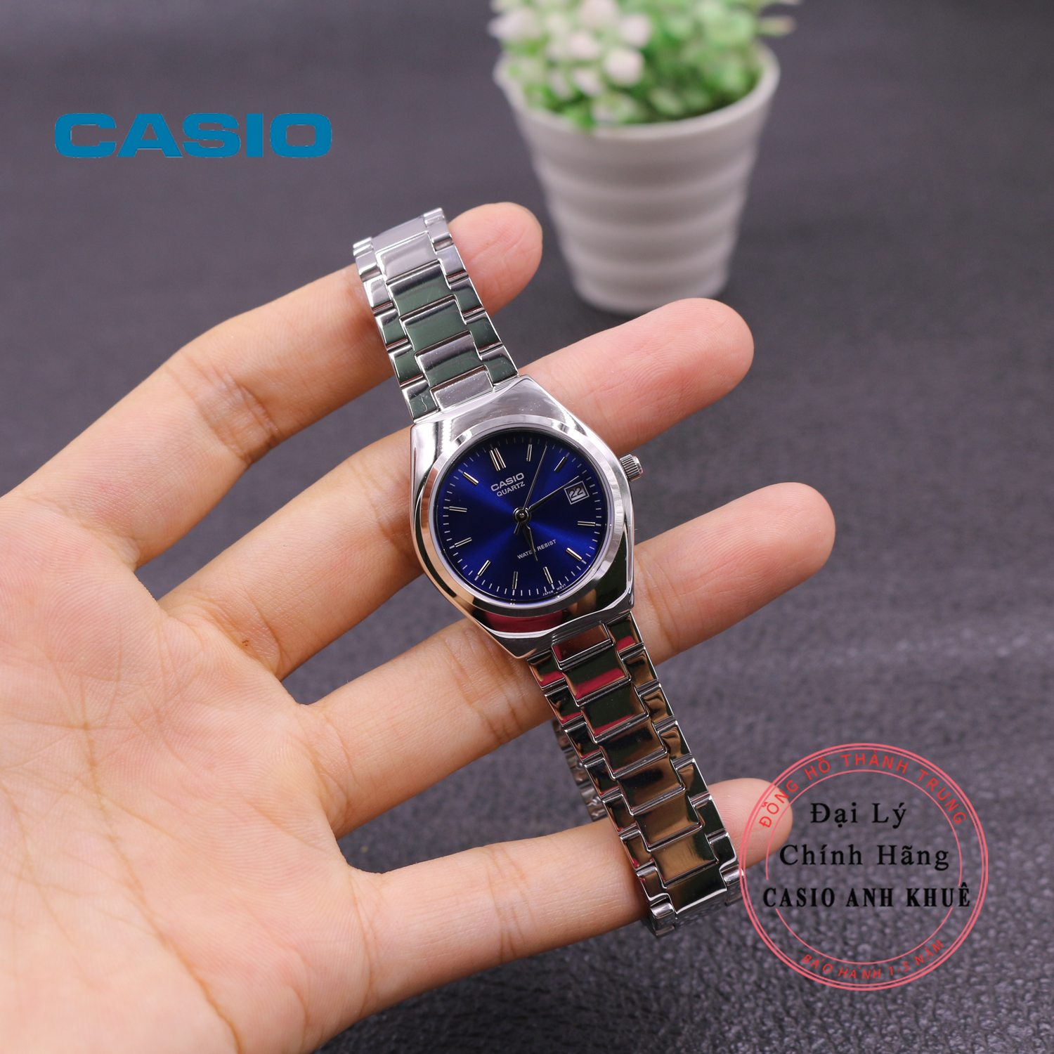 Đồng Hồ Nữ Dây Kim Loại Casio LTP-1170A-2ARDF