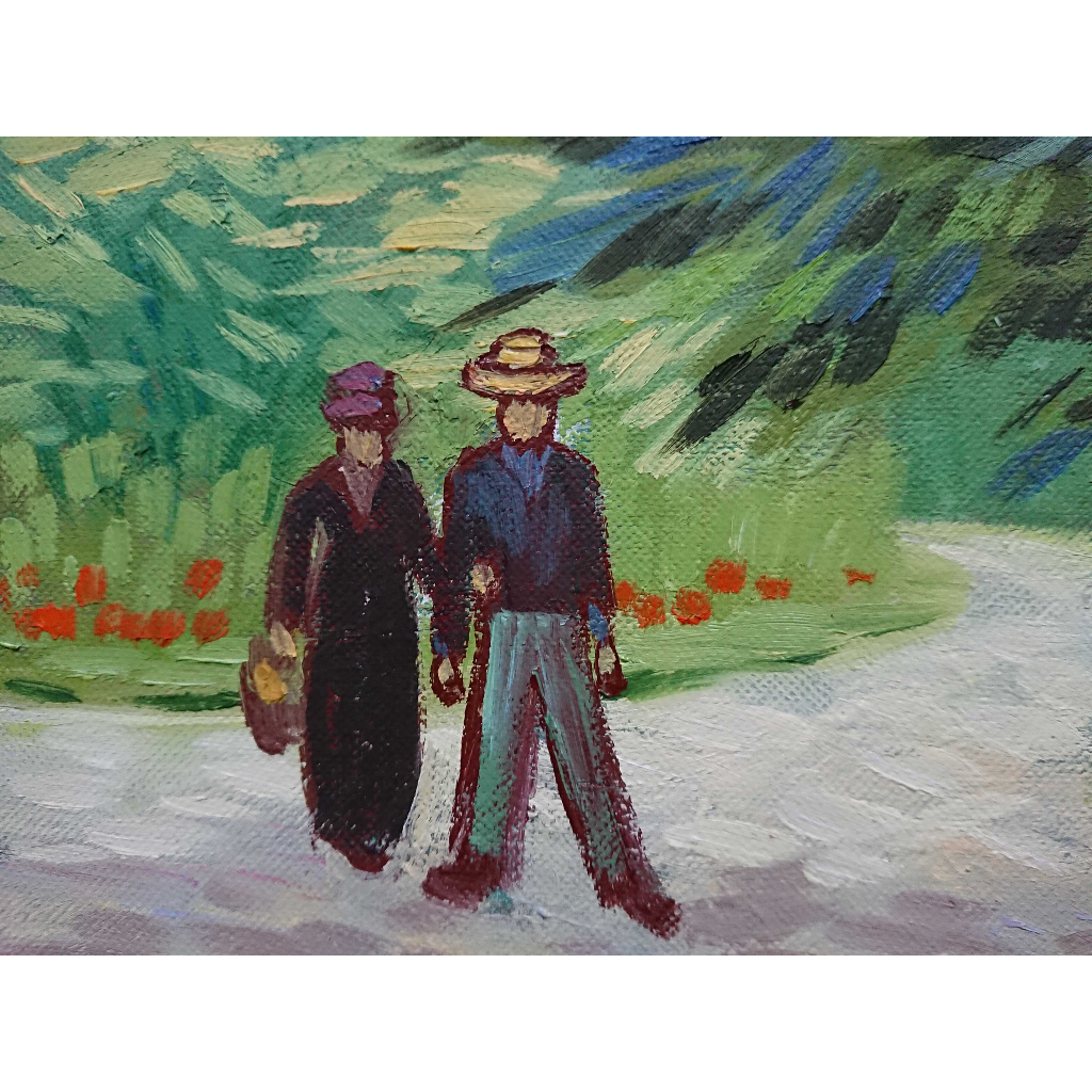 Tranh Sơn Dầu Vẽ Tay 30x40cm - Công Viên