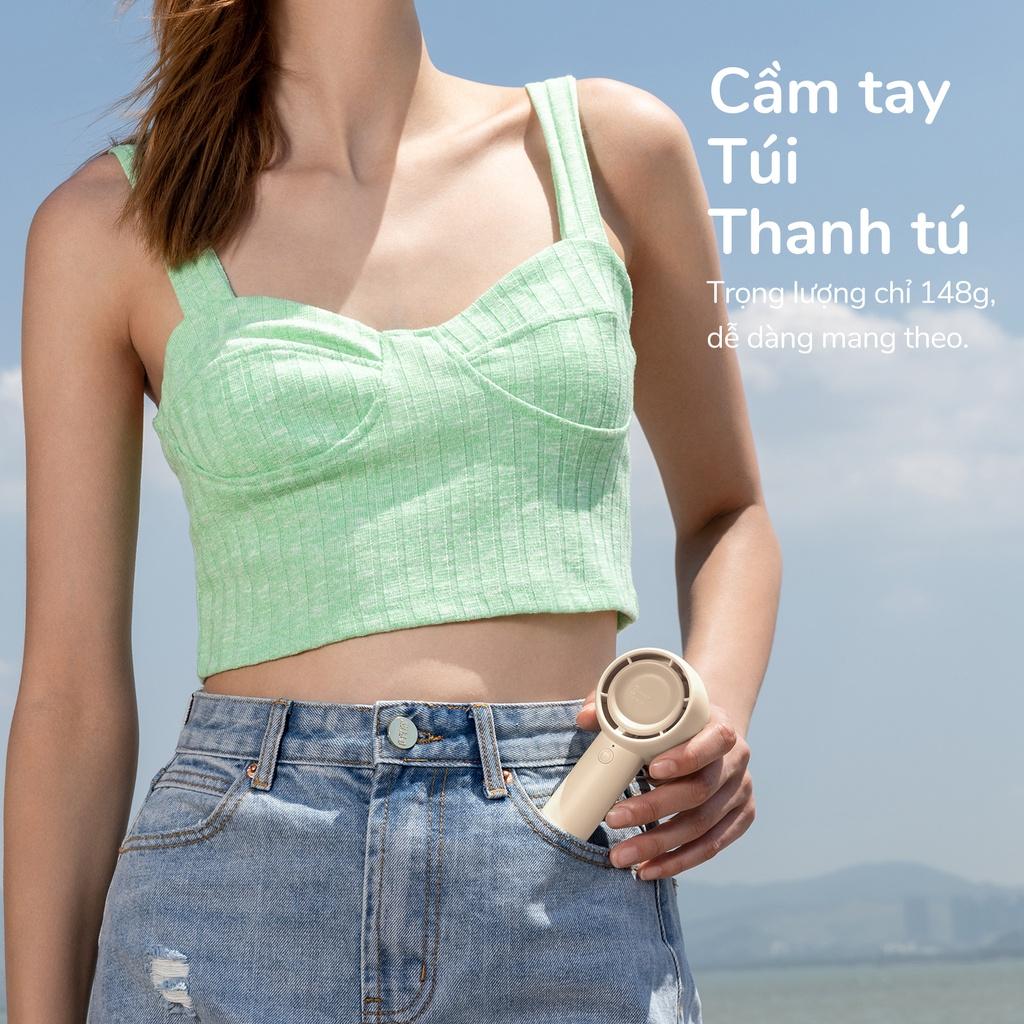 Quạt cầm tay JISULIFE cỡ nhỏ chất lượng cao-Hàng chính hãng