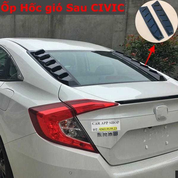 Ốp Hốc gió , Ốp Nóc Honda Civic Đời 2017_ 2021 Loại dán