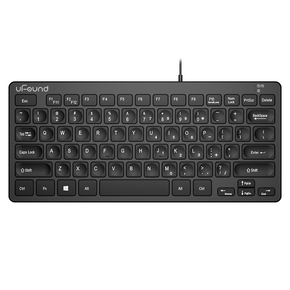 Bàn phím uFound U-71 dành cho văn phòng doanh nghiệp có dây 78 phím USB