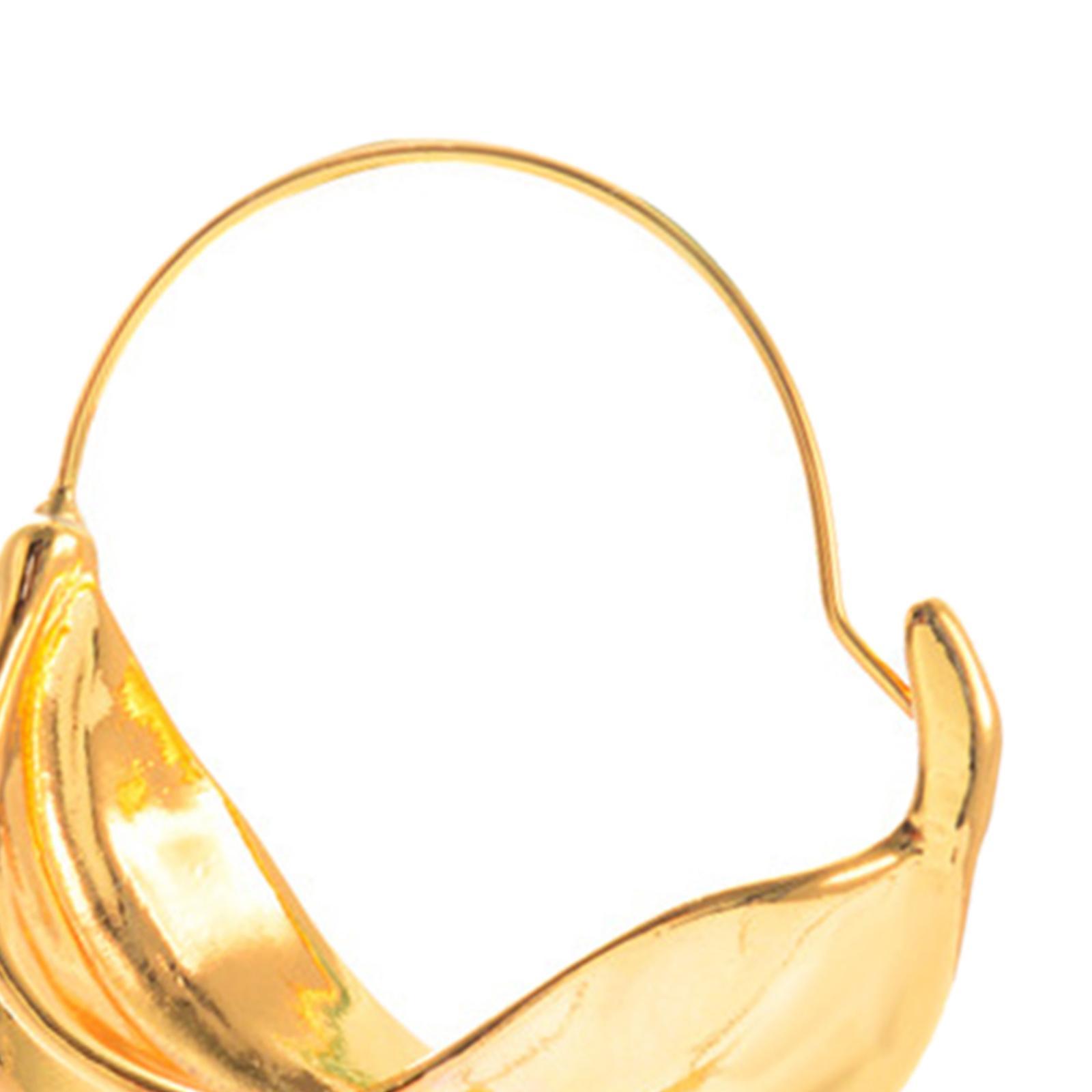 Hoop Earrings Drop Earrings Twisted Metal Chunky Statement Alloy Irregular Vintage Earrings Fashion Jewelry for Engagement Prom Dating Women