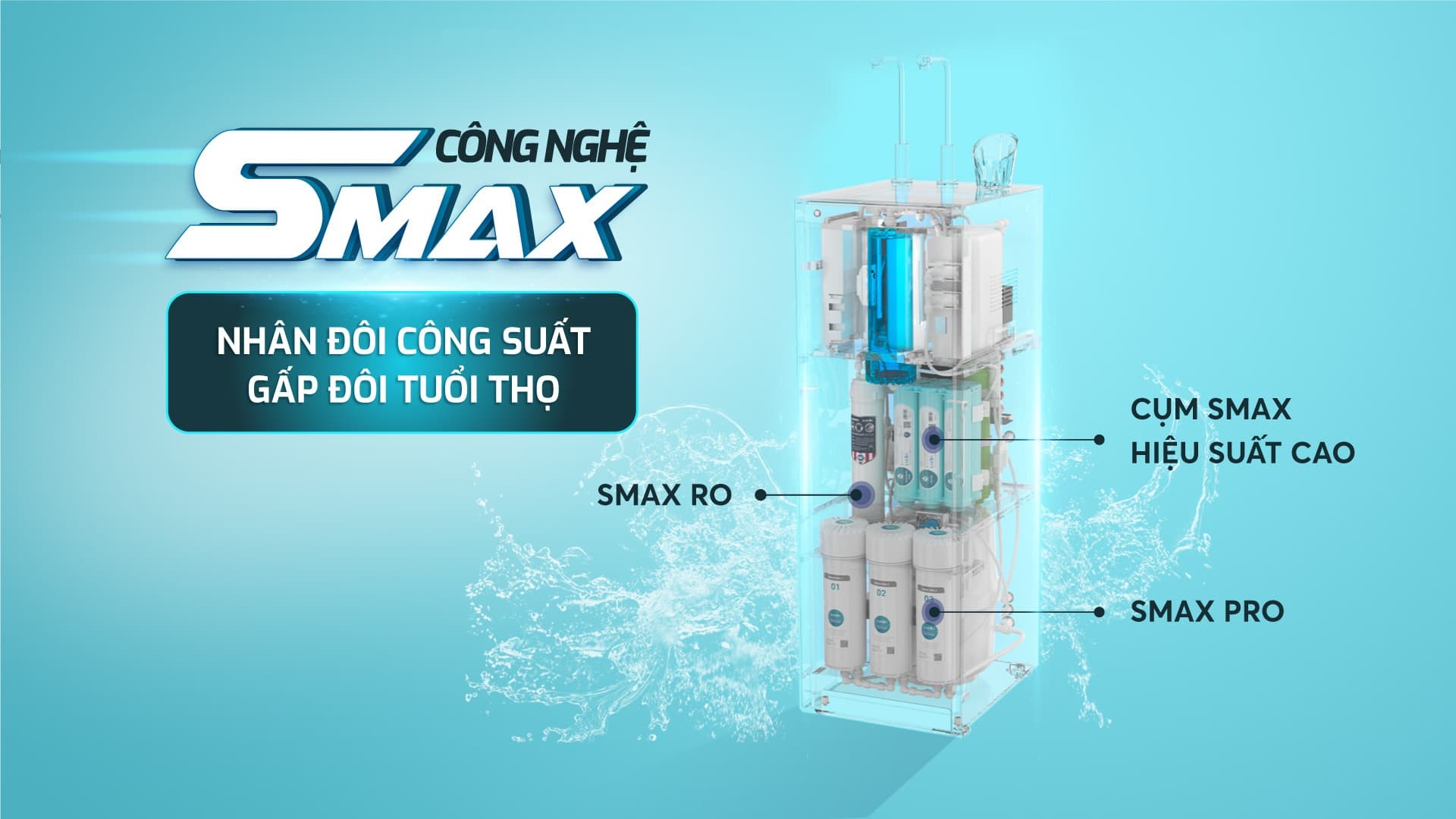 Máy lọc nước nóng lạnh Hydro-ion công nghệ điều khiển giọng nói KAE-S85 Plus - Hàng chính hãng