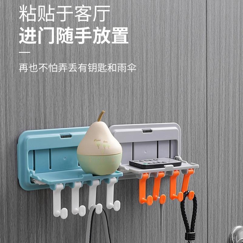 Giá Đựng Đồ Gắn Tường Bằng Sắt Hàn Không Cần Đục Lỗ Cho Nhà Tắm/Toilet