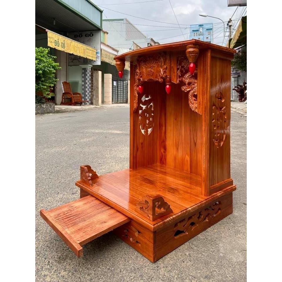 Bàn thờ thần tài ông địa 48 x 68cm , bàn thờ ông địa gỗ , bàn thờ