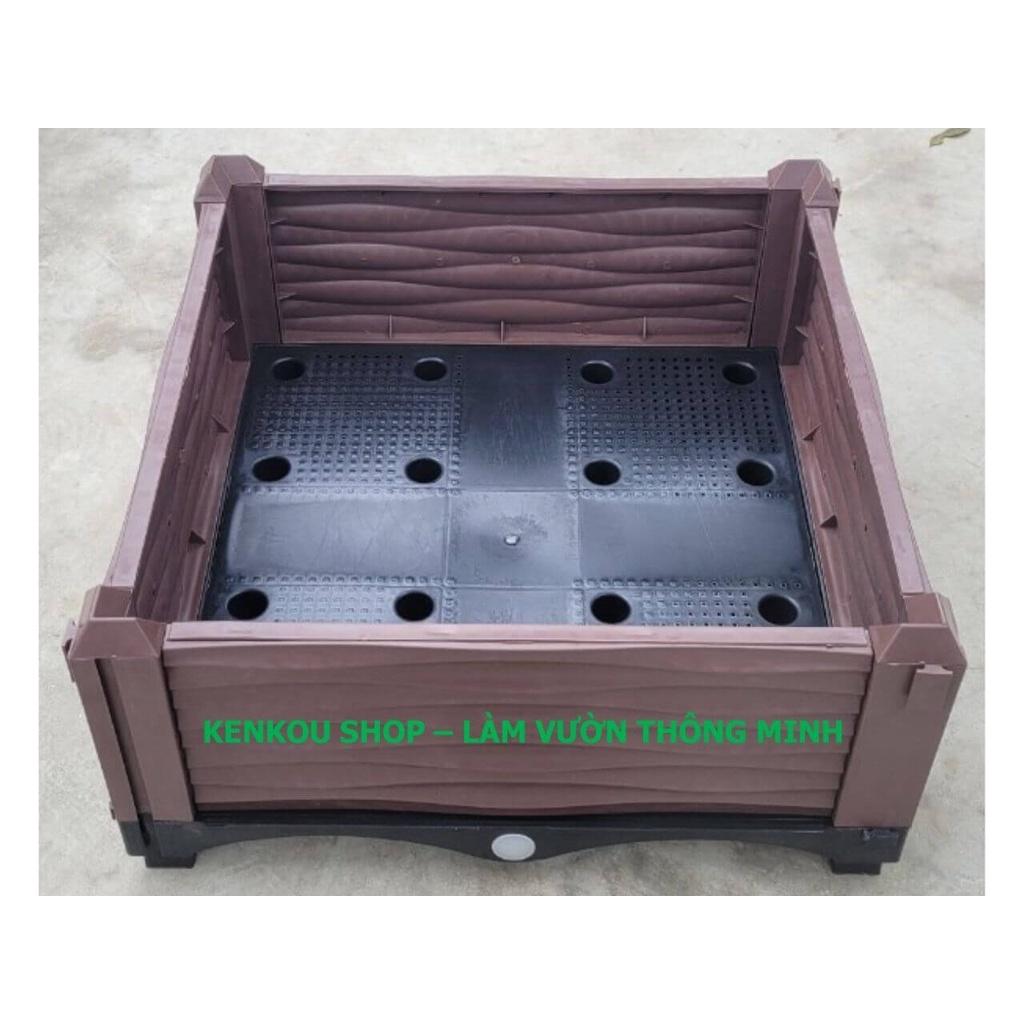 Chậu ghép thông minh 200 x 100 Việt Nam, chậu trồng rau, hoa, cây cảnh