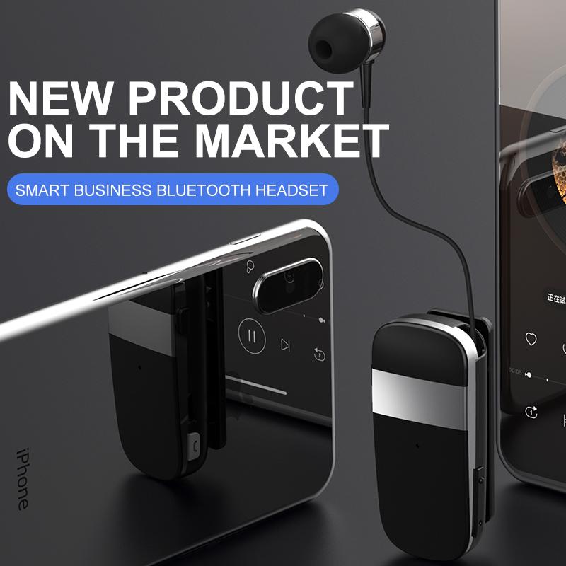 2021 K53 Mini Không Dây Bluetooth Tai Nghe Nhắc Nhở Cuộc Gọi Rung Thể Thao Kẹp Lái Xe Auriculares Tai Nghe Chụp Tai PK F910 F920 F990