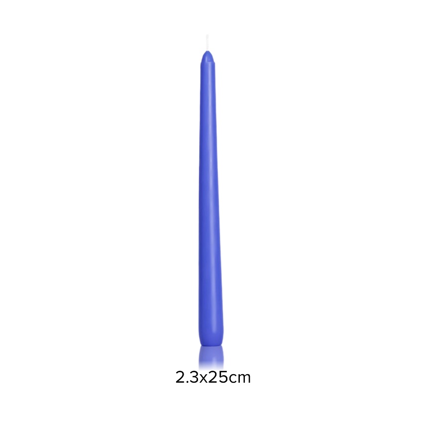 Hộp 6 nến thơm taper Eden Candle FTRAMART EDC2331 25 cm (Xanh dương)